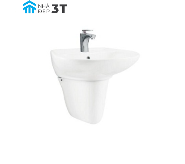 Chậu Rửa Lavabo Viglacera V39 Chân Treo